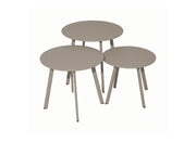 TAVOLINO BASSO MASSAI D45CM CREMA