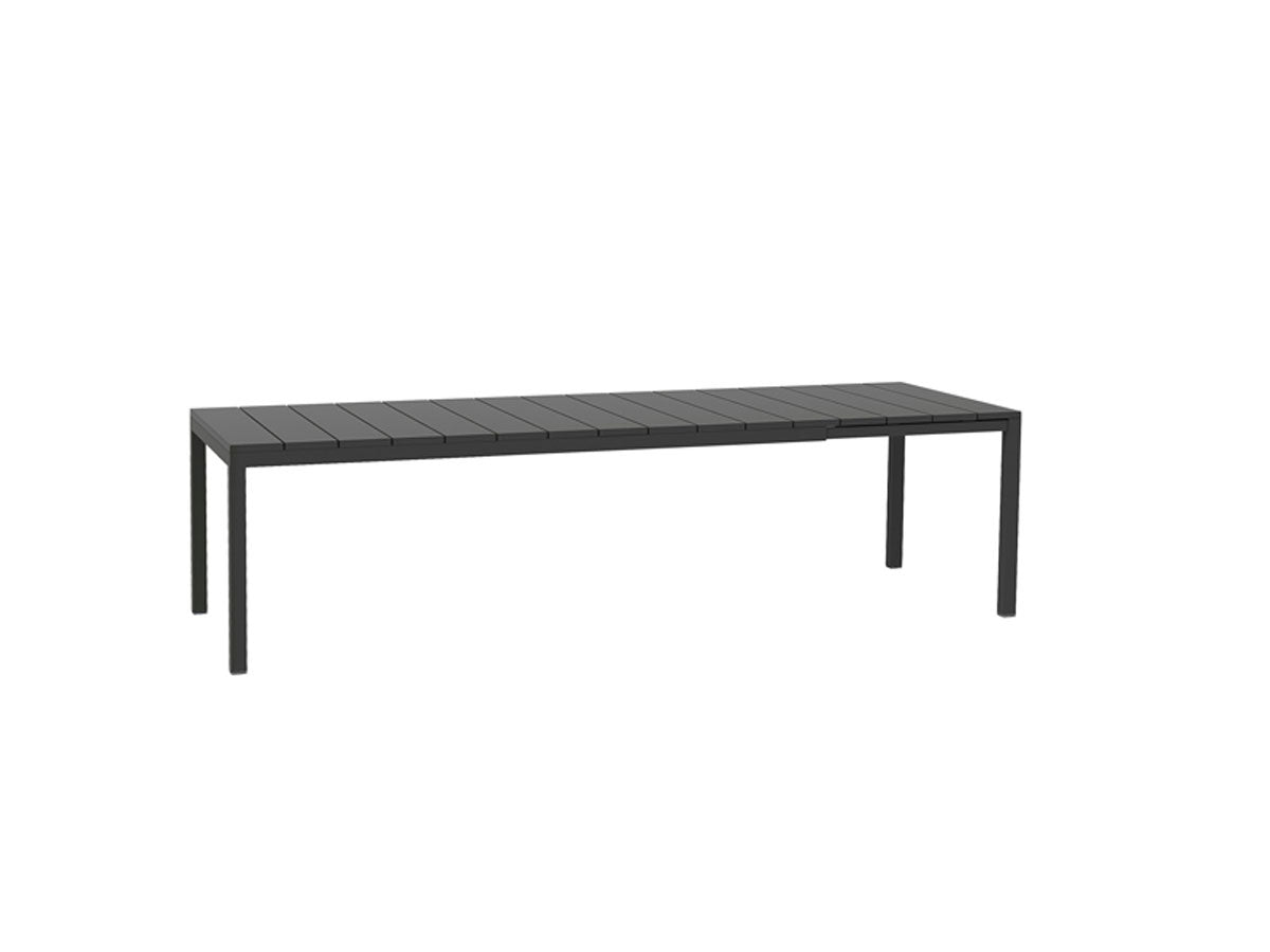 OFFERTA TAVOLO RIO ESTENDIBILE 210/280CM ANTRACITE +6 SEDIE +2 POLTRONE TRILL