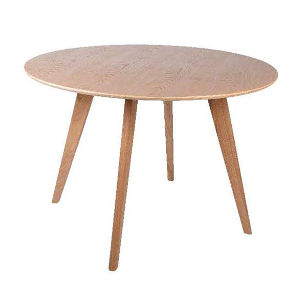 TAVOLO ROTONDO IN LEGNO DI FRASSINO 110X75 CM NATURAL