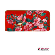 VASSOIO RETTANGOLARE TEAS&C'S SILK ROAD 33X15,5 CM ROSSO CILIEGIA