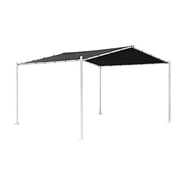 GAZEBO TENDA PARTY NERA 350X250X400 CM DA GIARDINO