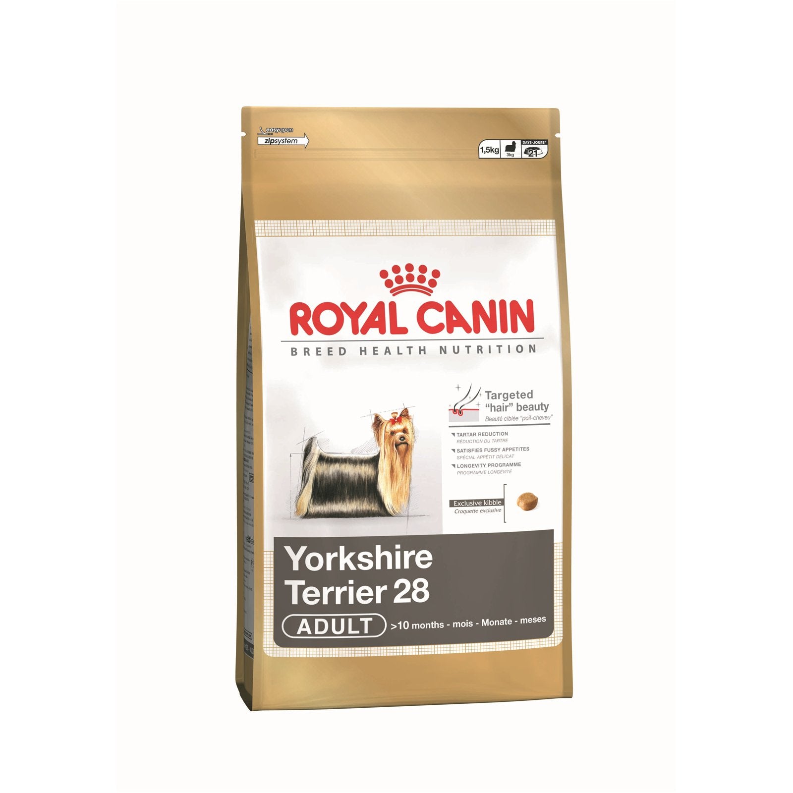 SACCO CROCCHETTE 1.5 KG PER YORKSHIRE ADULT 28