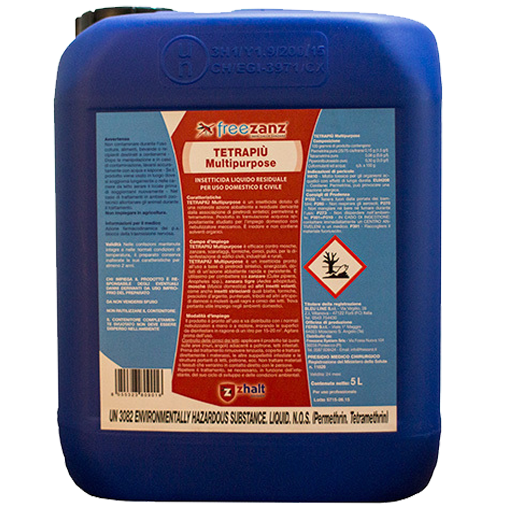 FREEZANZ INSETTICIDA TETRAPIÙ MULTIPURPOSE 5 LITRI