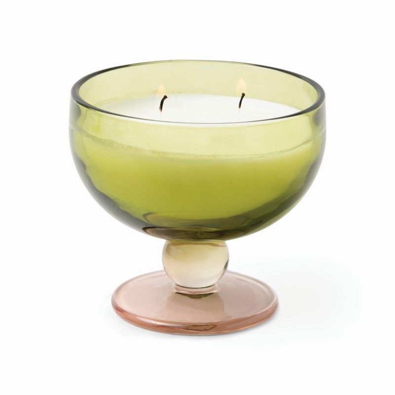 CALICE IN VETRO CON CANDELA PROFUMATA LIME 170GR