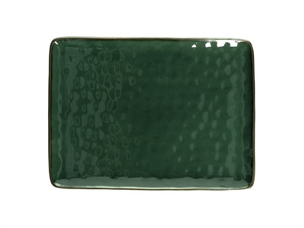 VASSOIO RETTANGOLARE 36X26,5 CM VERDE BOSCO CONCERTO