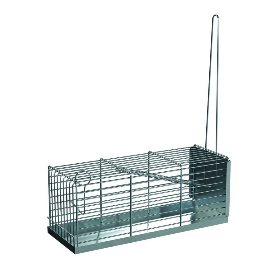 Trappola galleria per topi, 24x9x9 cm, grigio