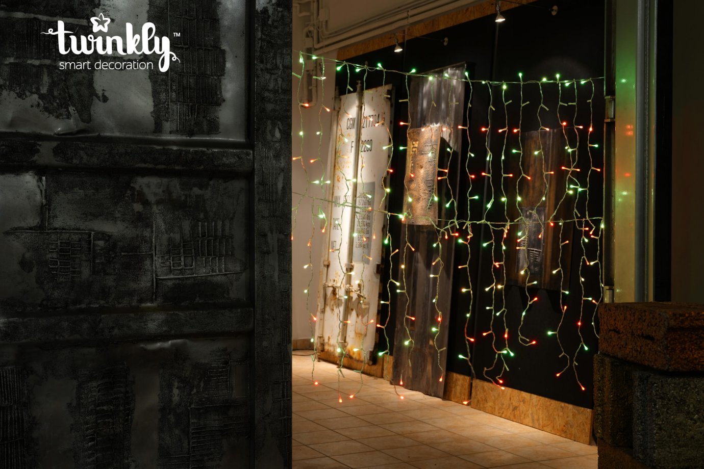 TWINKLY LUCI DI NATALE 200 LED + PRESA SHUKO UK