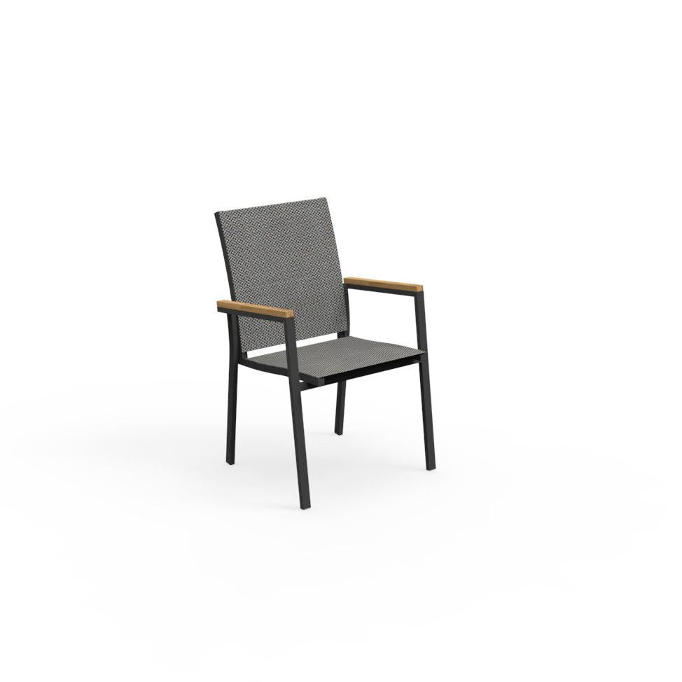 POLTRONA TIMBER CON BRACCIOLI IN TEAK 60X57X91CM