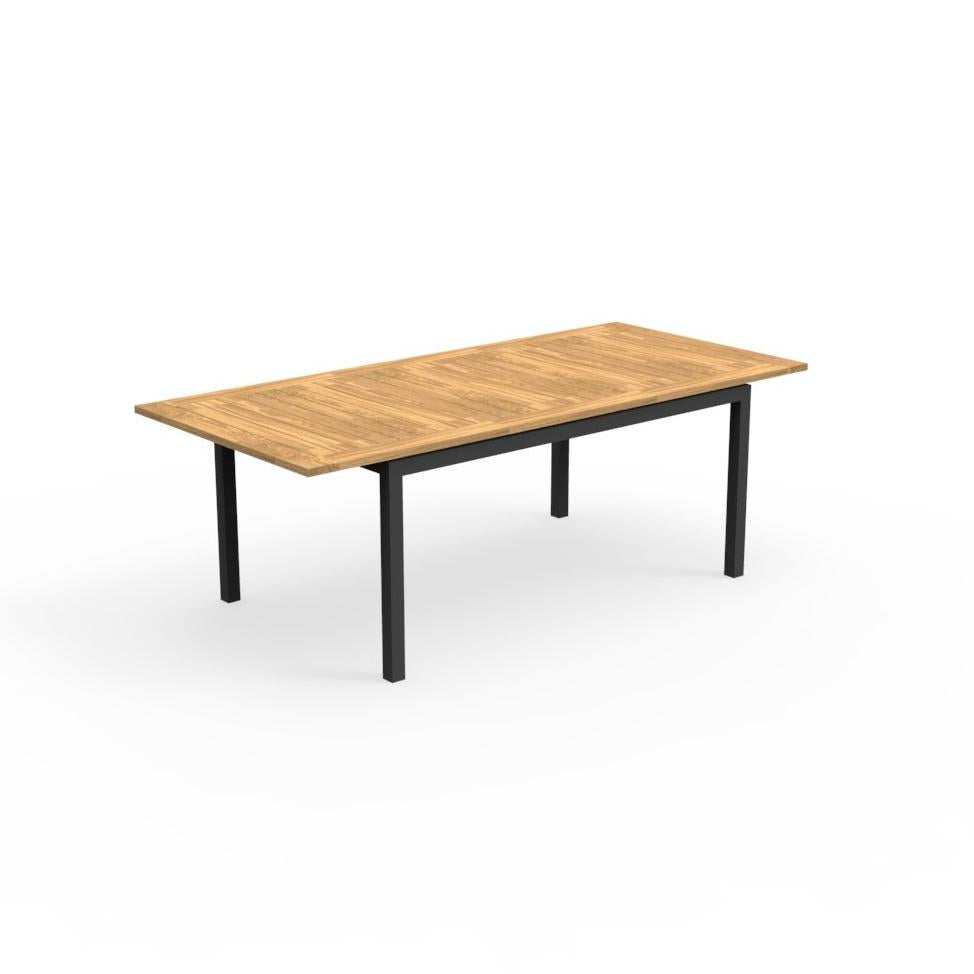 TAVOLO TIMBER IN TEAK ALLUNGABILE 156/214X90 COLORE A SCELTA