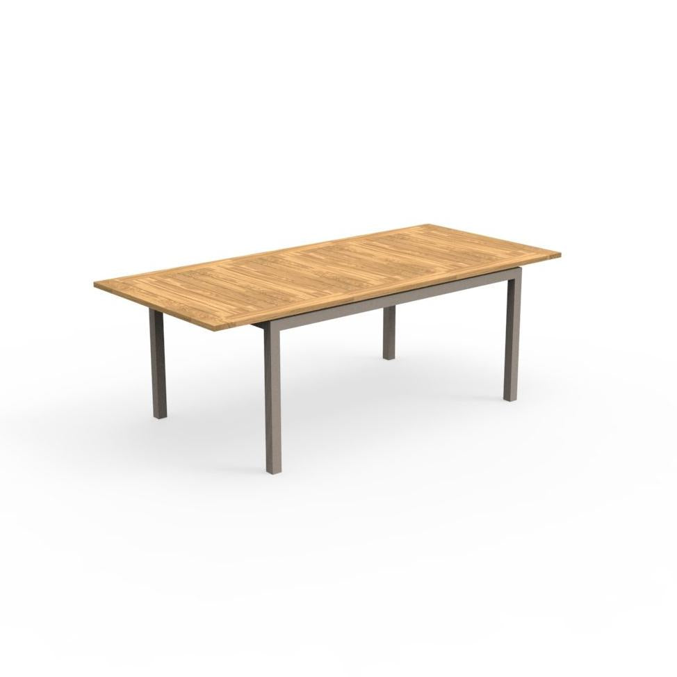 TAVOLO TIMBER IN TEAK ALLUNGABILE 156/214X90 COLORE A SCELTA