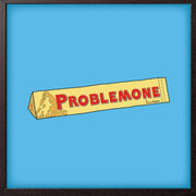Poster Stampa Artistica Problemone Timidessen 20x20 cm - immagine 1