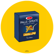 Tovaglietta Tonda Palle Girate D 35 cm - immagine 1