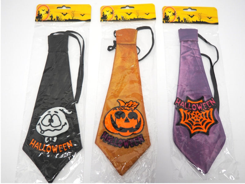 OFFERTA 3 CRAVATTE COLORATE DI HALLOWEEN