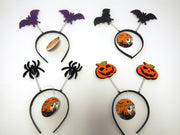 OFFERTA 4 CERCHIETTI DI HALLOWEEN FIGURE SU MOLLA