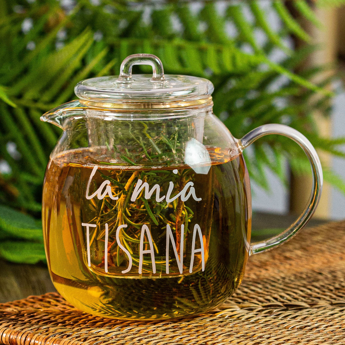 Tisaniera in Vetro Borosilicato La Mia Tisana Piccola 600ml Simple Day