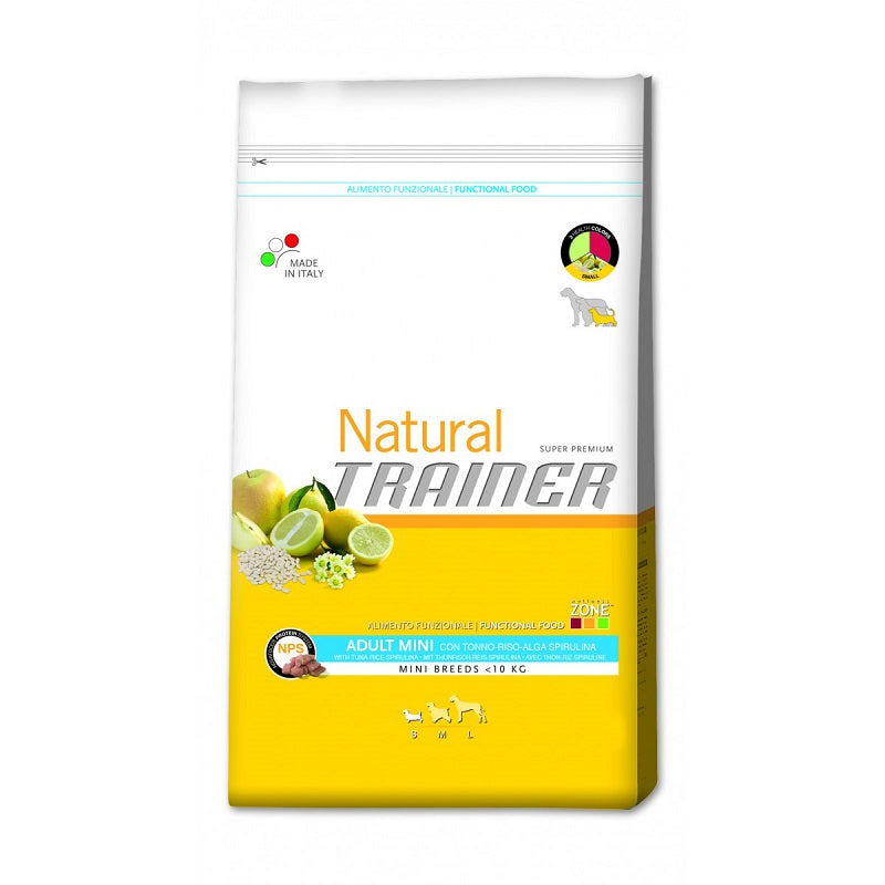 SACCO CROCCHETTE CANE ADULTO MINI NATURAL 2 KG TONNO ALGA SPIRULINA