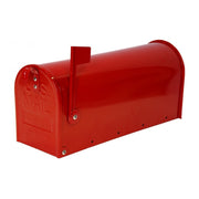 CASSETTA POSTALE ALUBOX TOPOLINO 32X48X17CM IN LAMIERA ZINCATA ROSSA