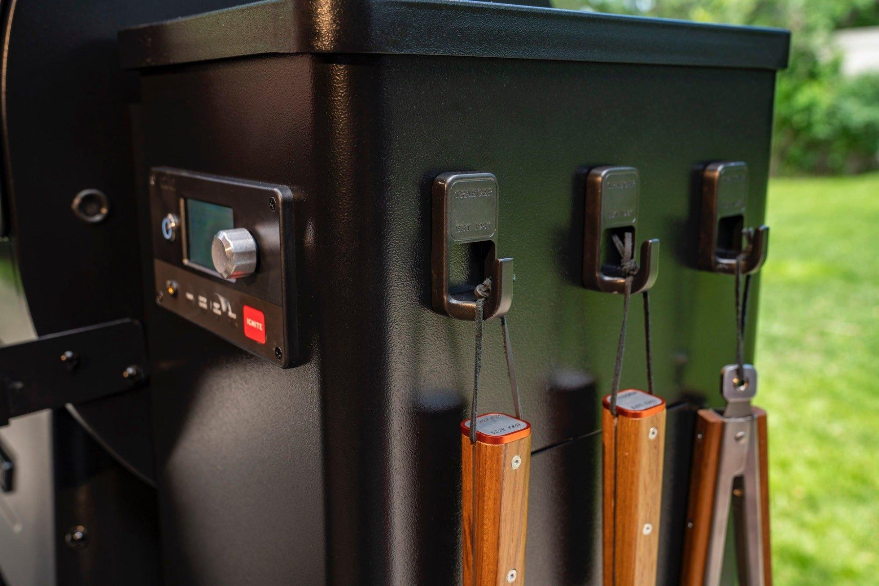 GANCI MAGNETICI CON RIVESTIMENTO IN TITANIO PER BBQ - 3 PZ