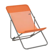 Lafuma Maxi Transat Transat Pliant Multipositions, Orange Clémentine, 58 cm