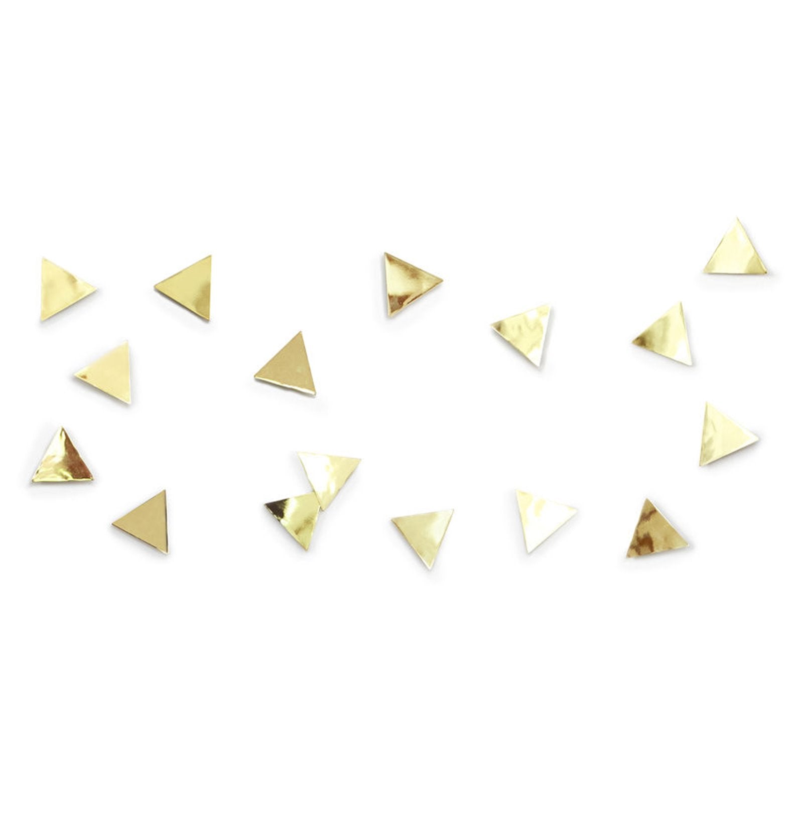 SET 16 PZ CONFETTI TRIANGOLARI DECORAZIONE MURO