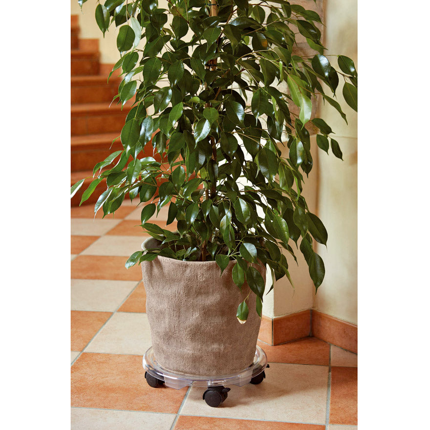 SOTTOVASO CON RUOTE IN ABS 30CM