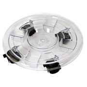 SOTTOVASO CON RUOTE IN ABS 30CM