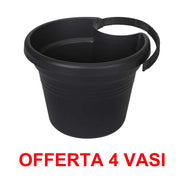 OFFERTA 4 VASO GREEN BASICS DRAINPIPE CLICKER LIVING BLACK