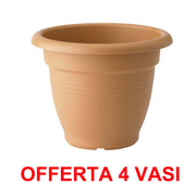 OFFERTA 4 VASO GREEN BASICS CAMPANA 35CM MILD TERRA