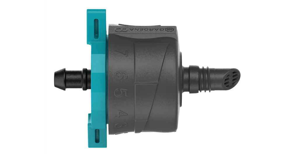 GOCCIOLATORE DI FINE LINEA REGOLABILE AUTOCOMPENSANTE