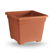 VASO QUADRATO 45CM 60% RICICLABILE TERRACOTTA