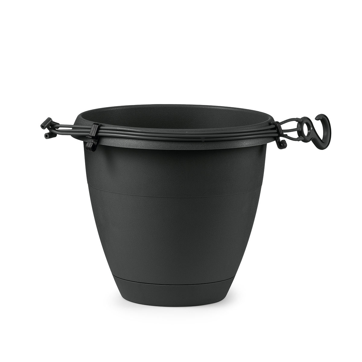 VASO PENSILE FLOW D.25 CM ANTRACITE