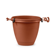 VASO PENSILE FLOW D.25 CM TERRACOTTA