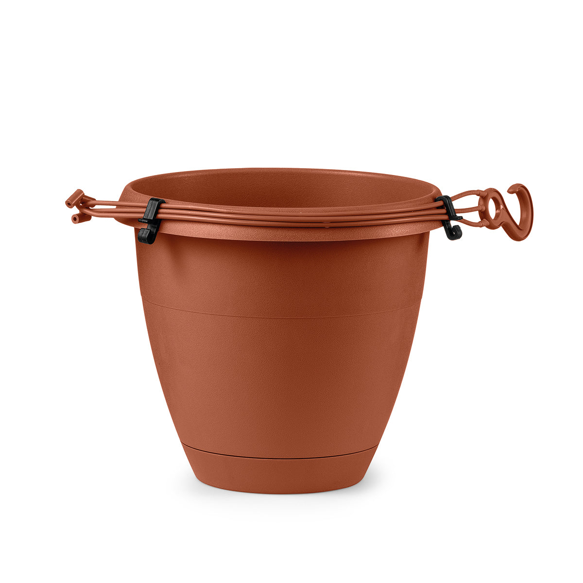 VASO PENSILE FLOW D.30 CM TERRACOTTA