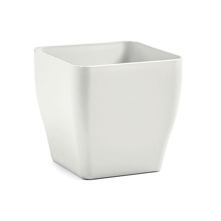VASO QUADRATO INDOOR LIVING MATT 17 CM TERRA DOLOMIA