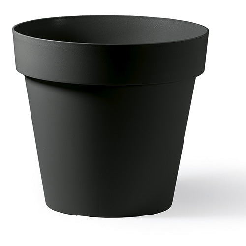 VASO ROTONDO CLEO 30CM 60% RICICLABILE ANTRACITE