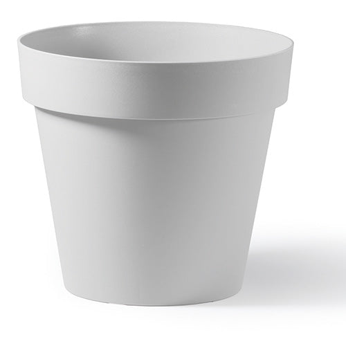 VASO ROTONDO CLEO 30CM 60% RICICLABILE BIANCO