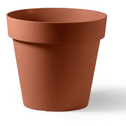 VASO ROTONDO CLEO 50CM 60% RICICLABILE TERRACOTTA