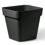 VASO QUADRATO CLEO 28 CM 60% RICICLABILE ANTRACITE