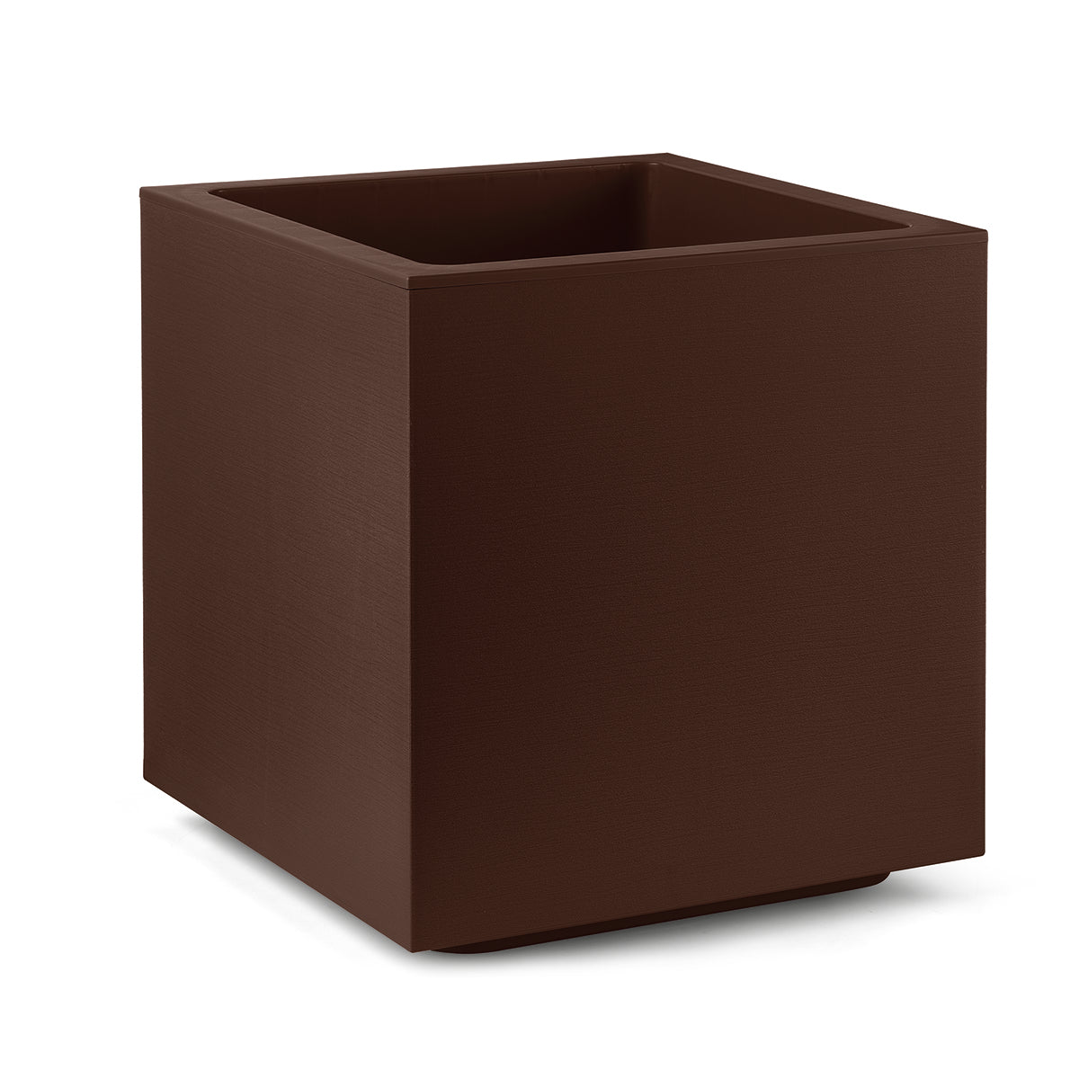 VASO FIORIERA CUBO MATHERIA 50CM BRONZO