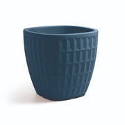 VASO QUADRATO TYLE 40CM BLU