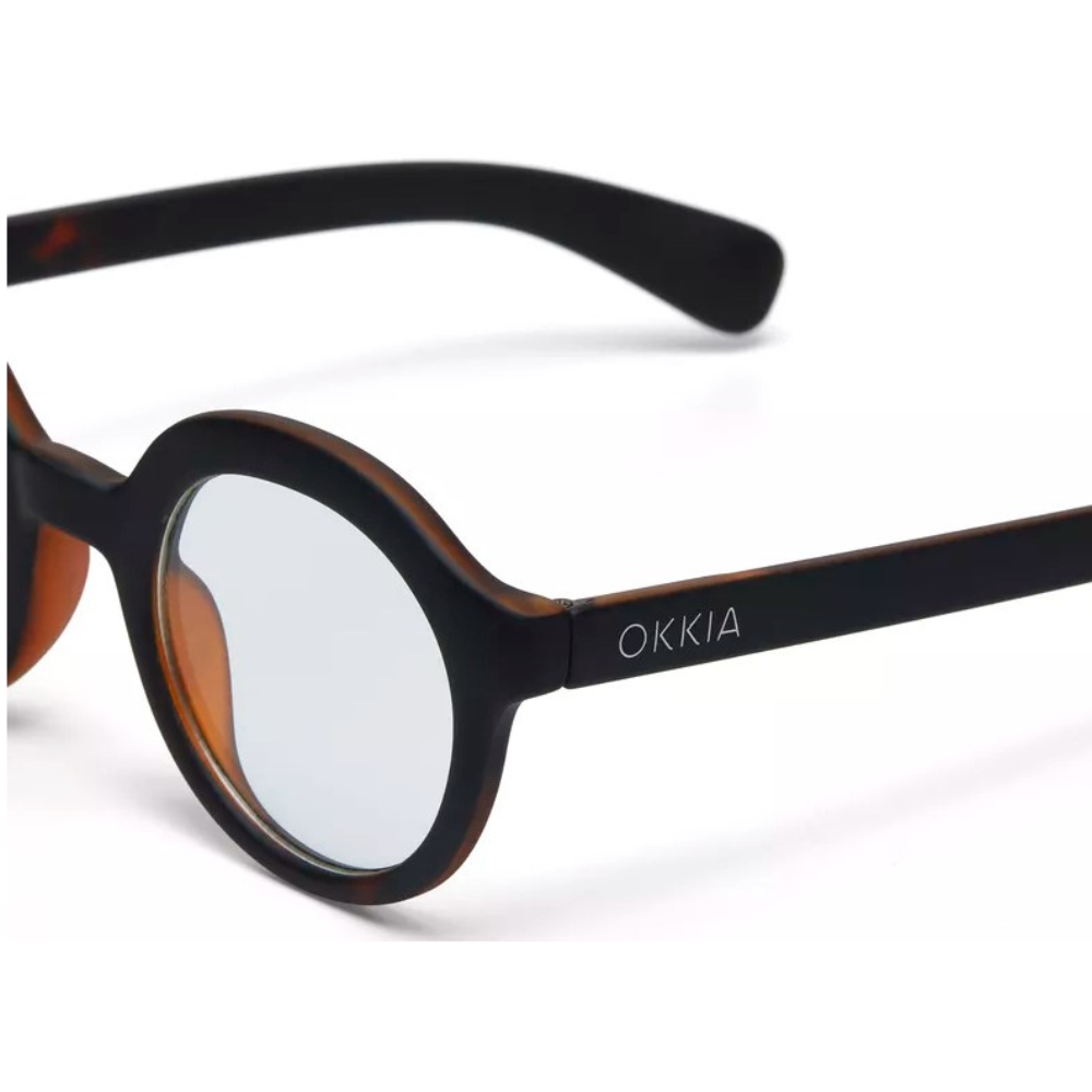 OCCHIALE DA LETTURA MODELLO LAURO COLORE BLACK HAVANA GRAD. +3.00 OKKIA