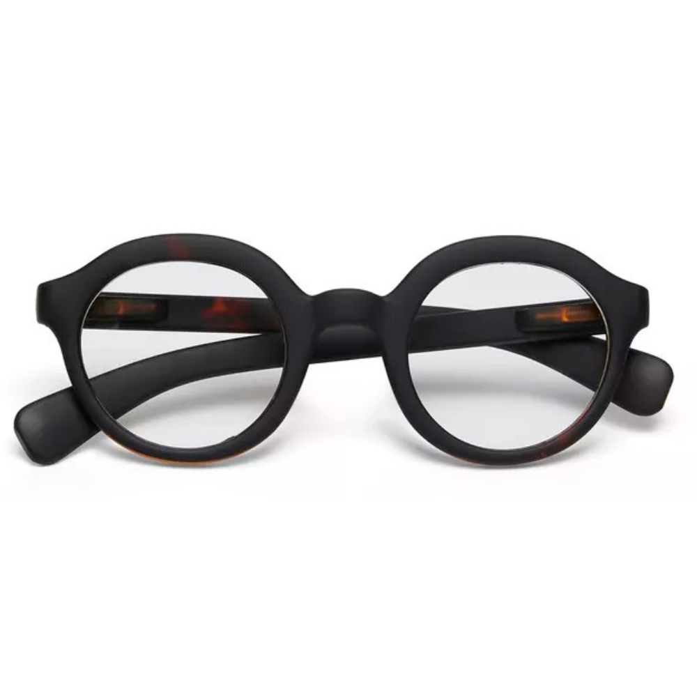 OCCHIALE DA LETTURA MODELLO LAURO COLORE BLACK HAVANA GRAD. +2.00 OKKIA
