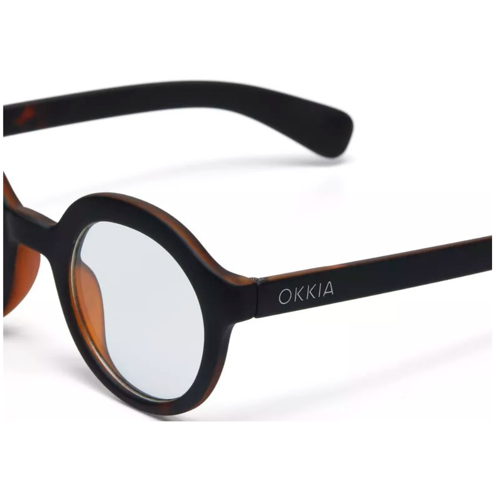 OCCHIALE DA LETTURA MODELLO LAURO COLORE BLACK HAVANA GRAD. +2.00 OKKIA