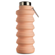 BOTTIGLIA TERMICA IN SILICONE RETRAIBILE ROSA