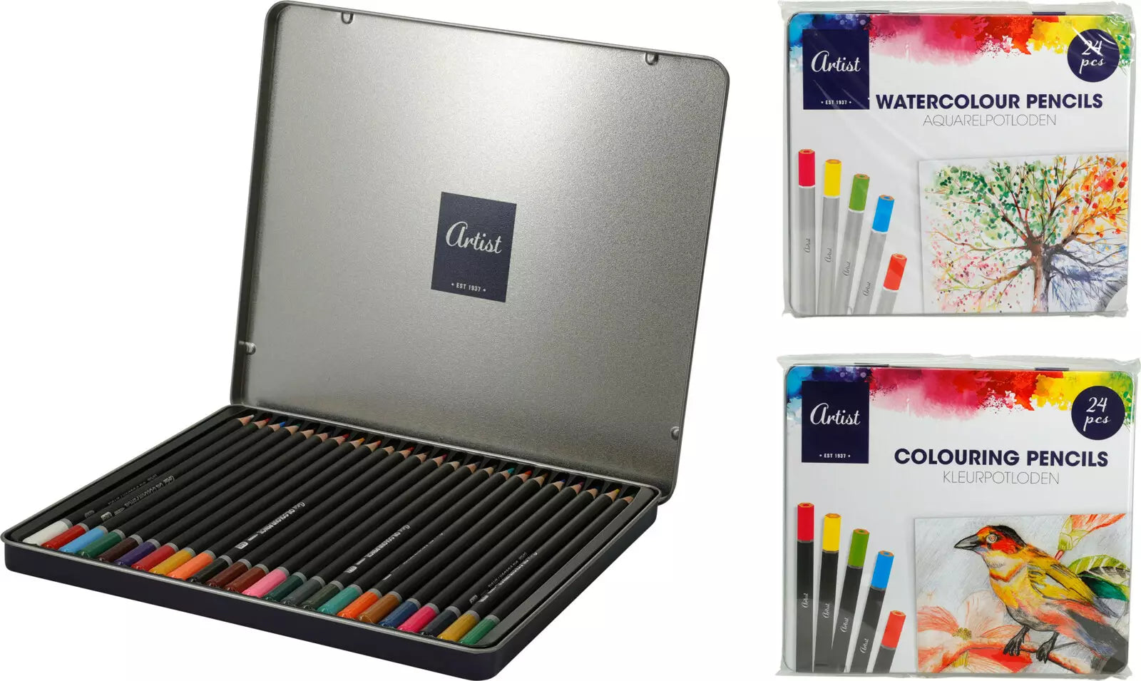 SET 24 MATITE COLORATE