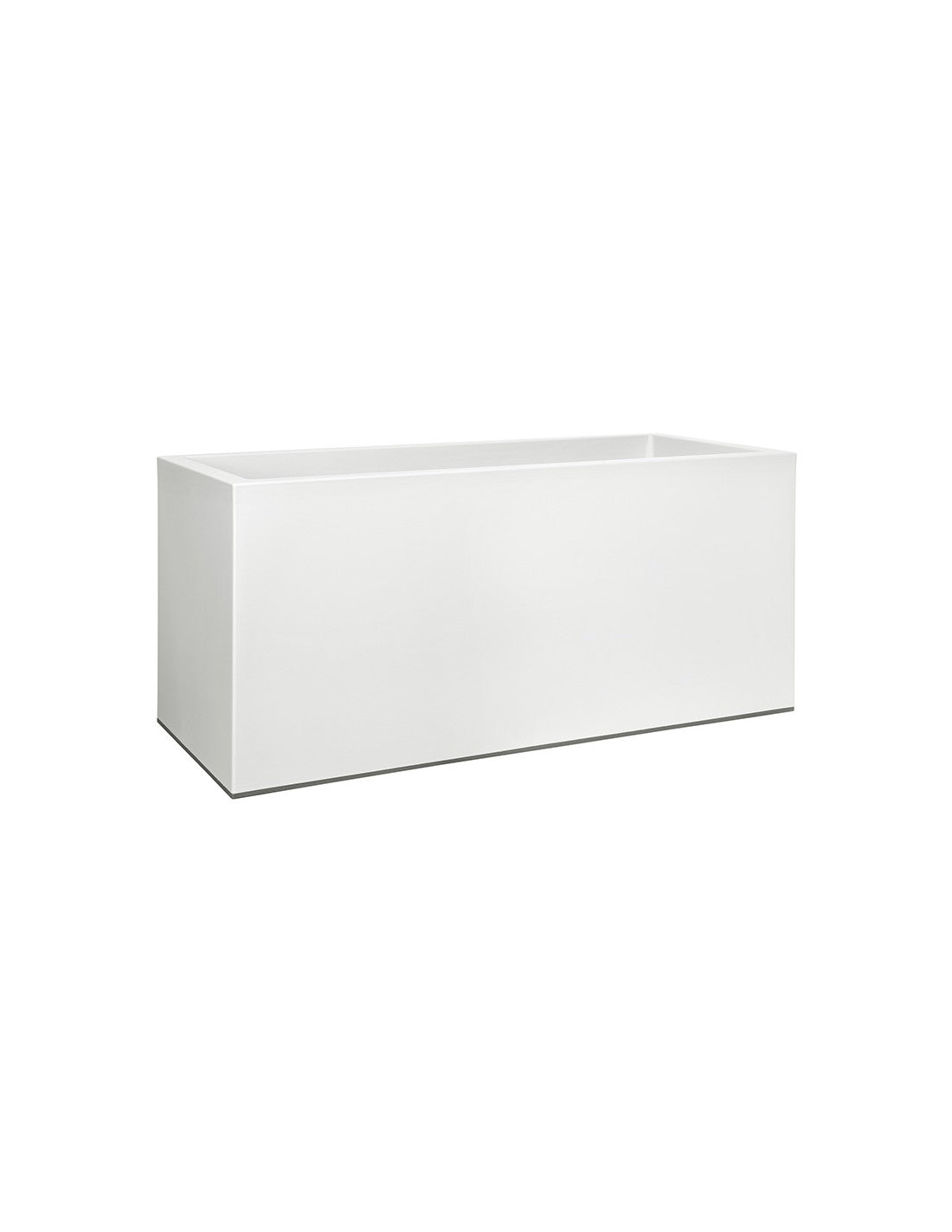 Vaso Fioriera con Rotelle Vivo Matt 90cm Bianco ELHO