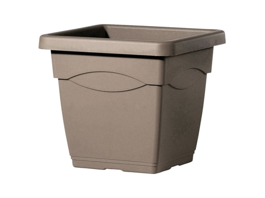 VASO QUADRATO DAY R 32CM CAMEL