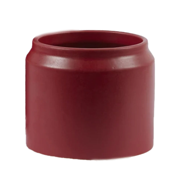 VASO DECORATIVO IN CERAMICA Ø21,5XH17,5 ROSSO