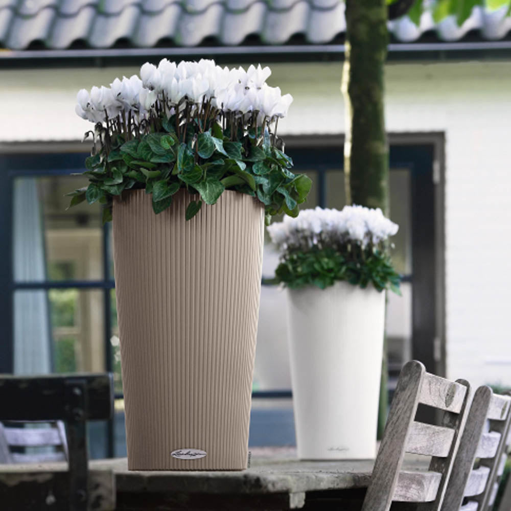 VASO CILINDRO COLOR D23XH41CM BEIGE SABBIA OPACO
