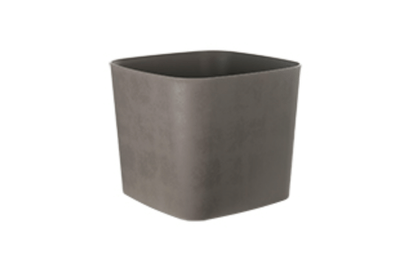 VASO SWING MOOD QUADRO 40CM BEIGE SCURO